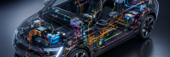 Del cable al dato: la evolución del cableado en el automóvil moderno